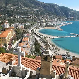 Rue Longue Vista Mare Menton